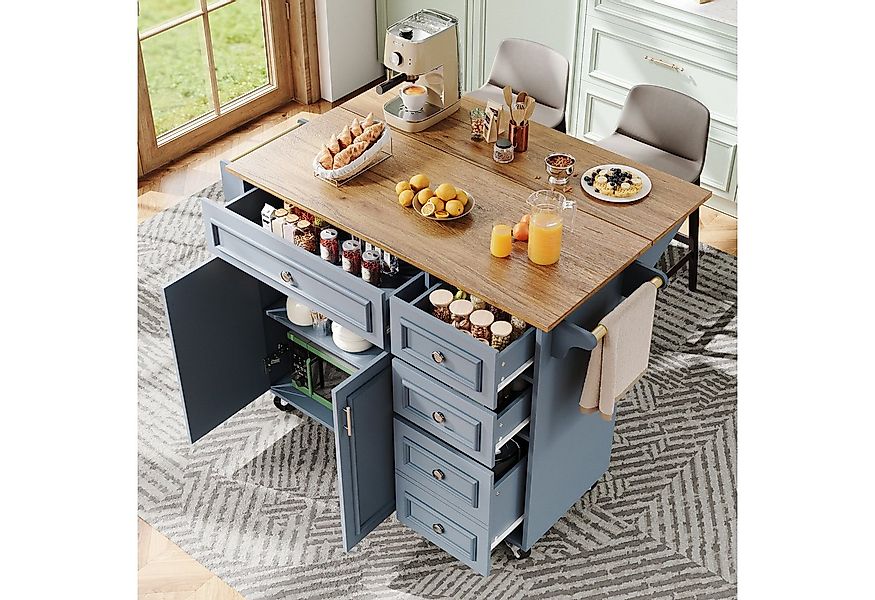 Odikalo Kücheninsel küchenschrank Sideboard Kommode, (Kücheninsel (110×45-7 günstig online kaufen