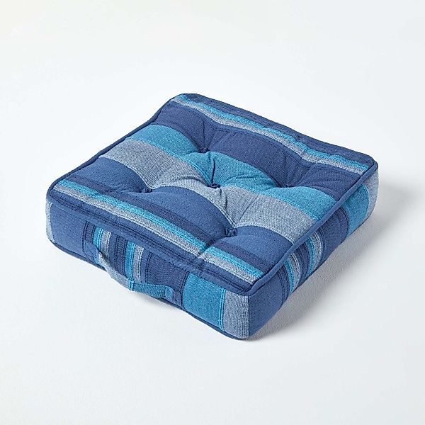 Homescapes Bodenkissen Sitzkissen Stuhlkissen Morocco blau günstig online kaufen