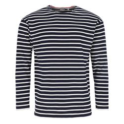 modAS Langarmshirt Herren Shirt Bretonisches Streifenshirt günstig online kaufen