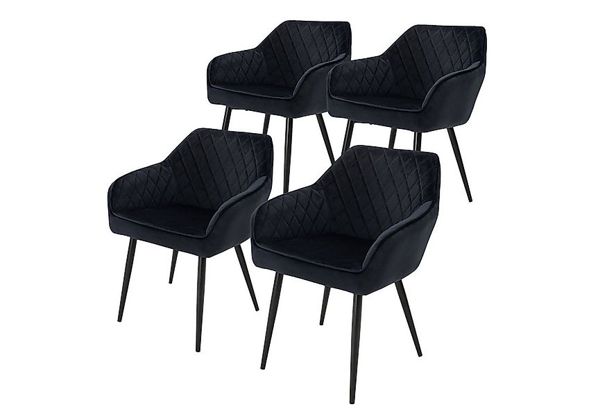 ML-DESIGN Polsterstuhl Esszimmerstühle mit Rücken- & Armlehne moderne Desig günstig online kaufen