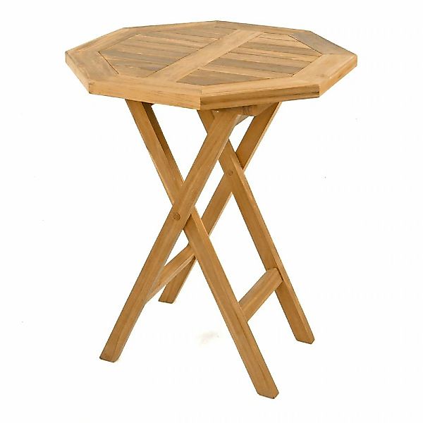VCM Gartentisch "Balkontisch Gartentisch Beistelltisch Teakholz" günstig online kaufen