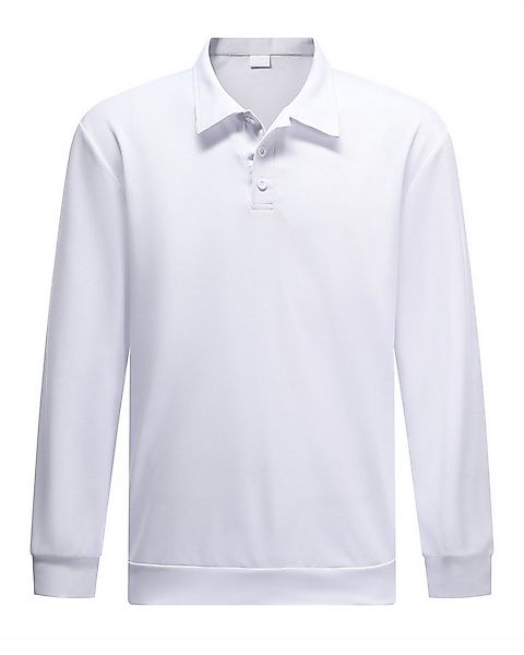Allthemen Poloshirt Regular Fit Langarm-Poloshirt mit Polokragen günstig online kaufen