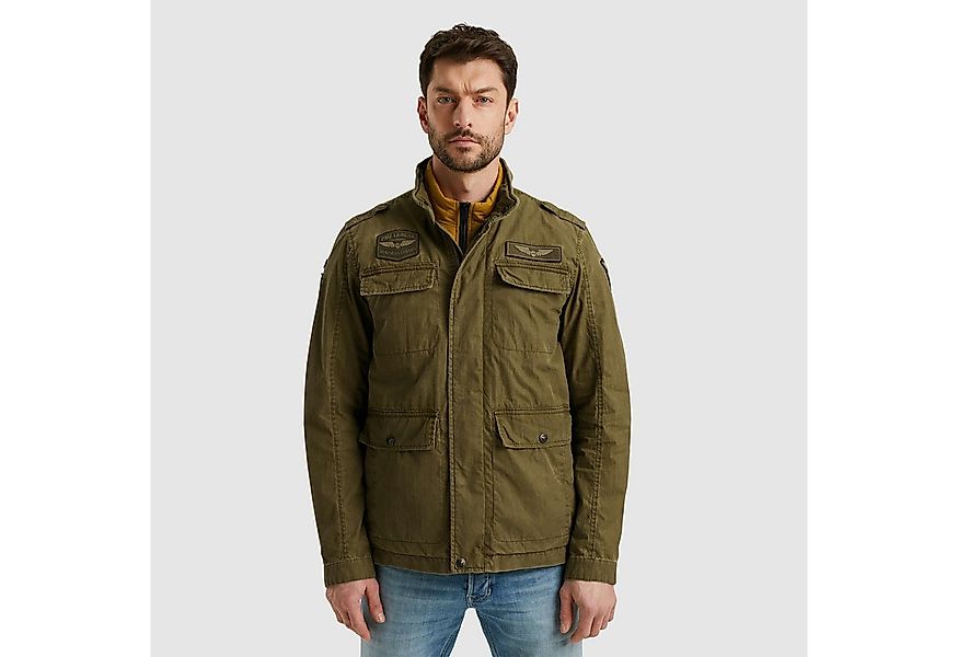 PME LEGEND Canvasjacke mit aufgesetzten 2- Wegetaschen günstig online kaufen