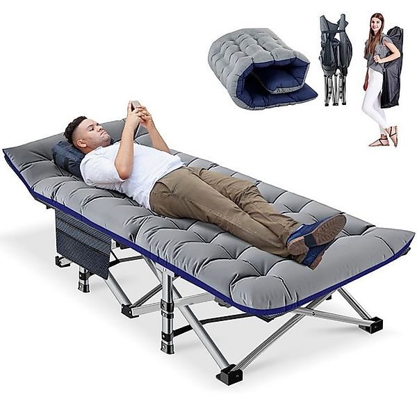 Meulbaty Klappbett Klappbar Feldbett, Campingbett für Camping mit Auflage & günstig online kaufen