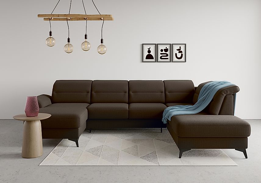 sit&more Wohnlandschaft »Sinatra U-Form«, optional mit Kopfteilverstellung günstig online kaufen