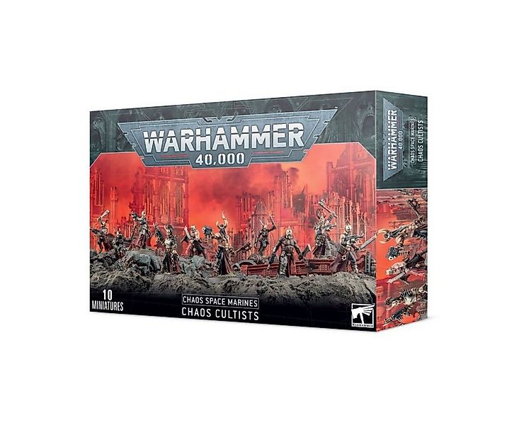 Games Workshop Spielfigur Warhammer 40.000 Chaos Space Marines Chaos Cultis günstig online kaufen