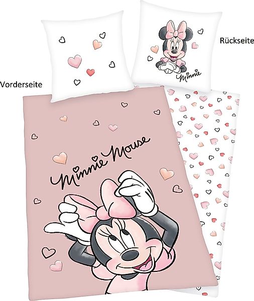 Disney Kinderbettwäsche Disney´s Minnie Mouse, Renforcé, günstig online kaufen