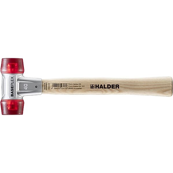 Halder Baseplex Schonhammer Ø 40 mm Celluloseacetat mit Zindruckgussgehäuse günstig online kaufen