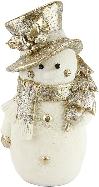 I.GE.A. Dekofigur »Schneemann«, Weihnachtsdeko aus Polyresin, Höhe ca. 36 c günstig online kaufen