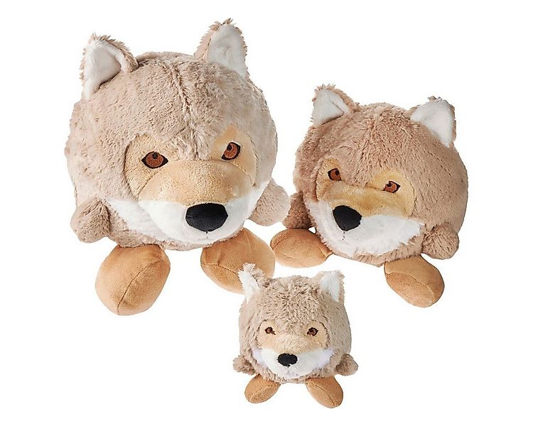 Wolters Tierkuscheltier Hundespielzeug Plüschball Woody Wolf günstig online kaufen