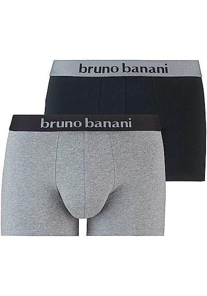 Bruno Banani Boxer Flowing (2er Pack) mit kontrastreichem Logobund günstig online kaufen