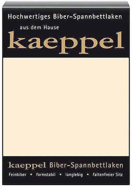Kaeppel Spannbettlaken »Spannbettlaken Biber«, 100% Baumwolle, kuschelig we günstig online kaufen