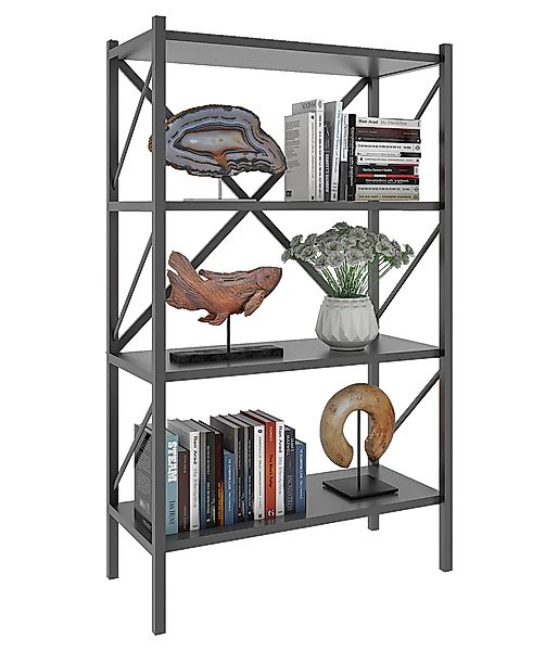 VCM Standregal Holz Metall Stand Regal günstig online kaufen