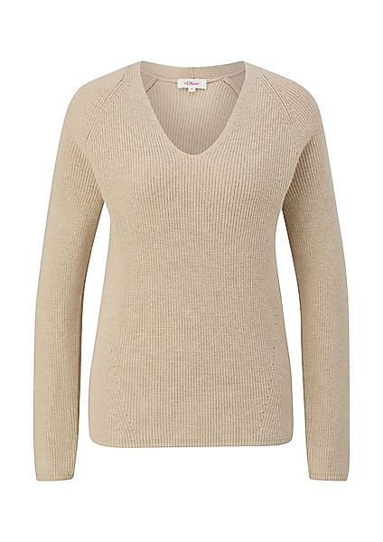 s.Oliver V-Ausschnitt-Pullover günstig online kaufen