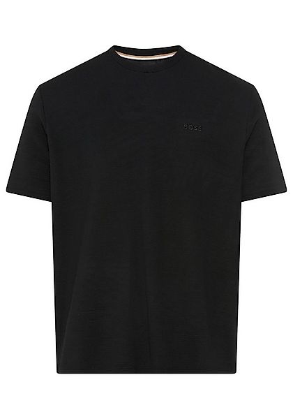BOSS T-Shirt aus Ripp-Qualität, regular fit, Rundhals günstig online kaufen