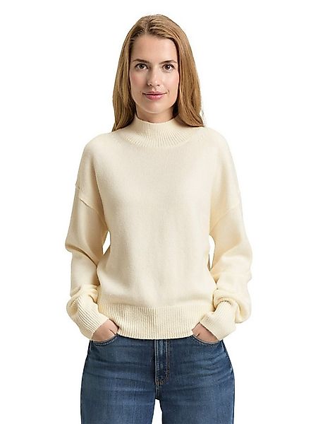 TOM TAILOR Strickpullover mit Rippbündchen günstig online kaufen