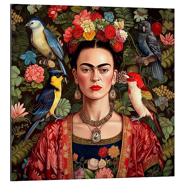 Posterlounge Wandbild Frida Kahlo mit exotischen günstig online kaufen