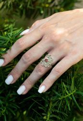 mantraroma Silberring MUDARA-EMPAT aus 925 Silber günstig online kaufen