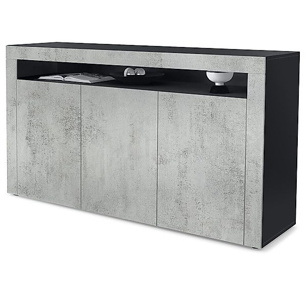Vladon Sideboard Valencia (Sideboard, mit 3 günstig online kaufen