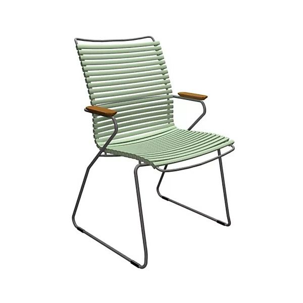 Outdoor Stuhl Click hohe Rückenlehne pastellgrün günstig online kaufen