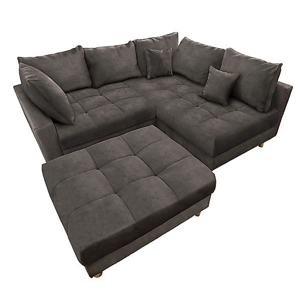 riess-ambiente Ecksofa KENT 220cm grau - günstig online kaufen