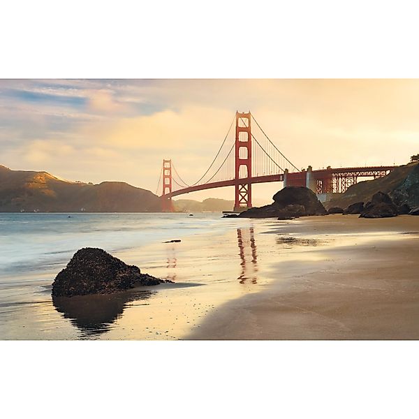 Komar Fototapete Vlies Golden Gate  400 x 250 cm günstig online kaufen