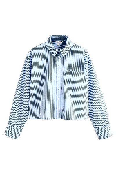 Next Langarmhemd Verkürztes Oversized Fit Langarmshirt (1-tlg) günstig online kaufen