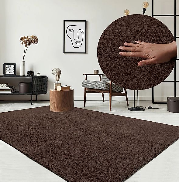 the carpet Teppich "Relax" rechteckig 16 mm Höhe waschbarer Wohnzimmer Tepp günstig online kaufen