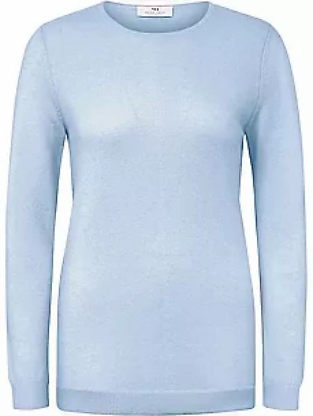 Rundhals-Pullover aus 100% Premium-Kaschmir Peter Hahn Cashmere grün günstig online kaufen