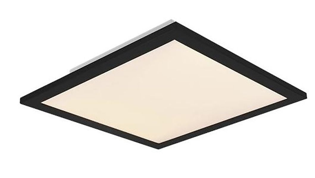 LED-Deckenleuchte ⌀29cm Metall Schwarz / Weiß günstig online kaufen