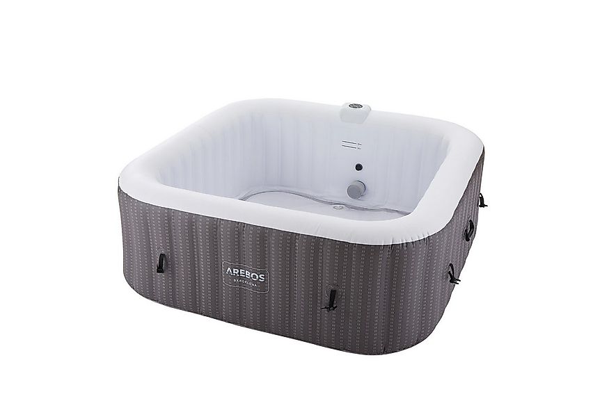 Arebos Whirlpool Aufblasbar, Innen- und Außenbereich, 185 x 185 cm, 6 Perso günstig online kaufen