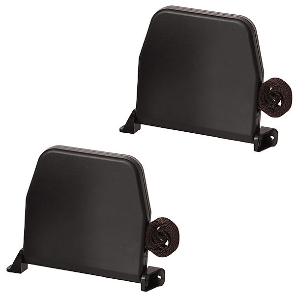 Rollwin 2x Rolladen Gurtwickler Aufputz 155mm Lochabstand Braun Mini Rollla günstig online kaufen