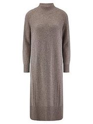 Strickkleid Stehkragen DAY.LIKE beige günstig online kaufen