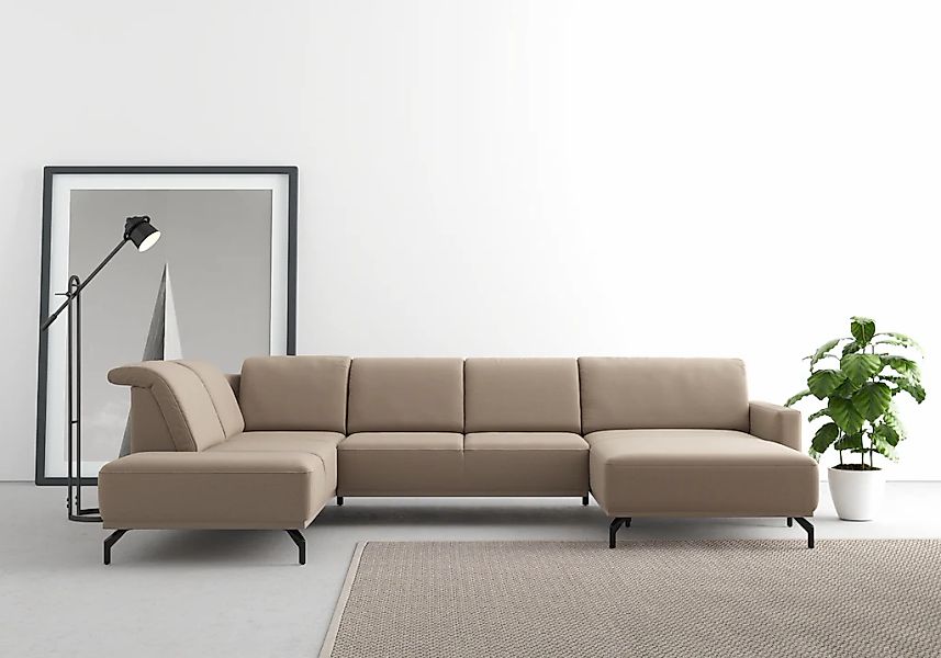 sit&more Wohnlandschaft "Bailando U-Form", wahlweise mit Kopfteilverstellun günstig online kaufen