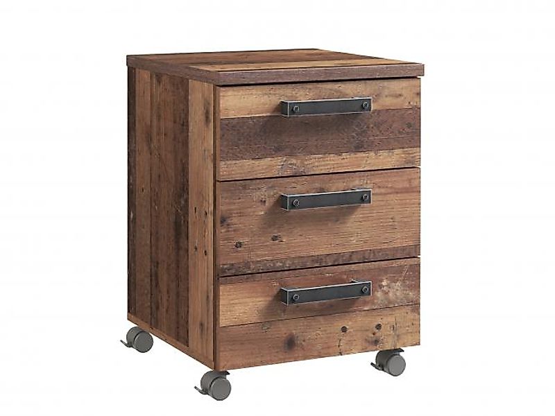 FORTE Mehrzweckschrank Rollcontainer CLIF 3 Schubladen günstig online kaufen
