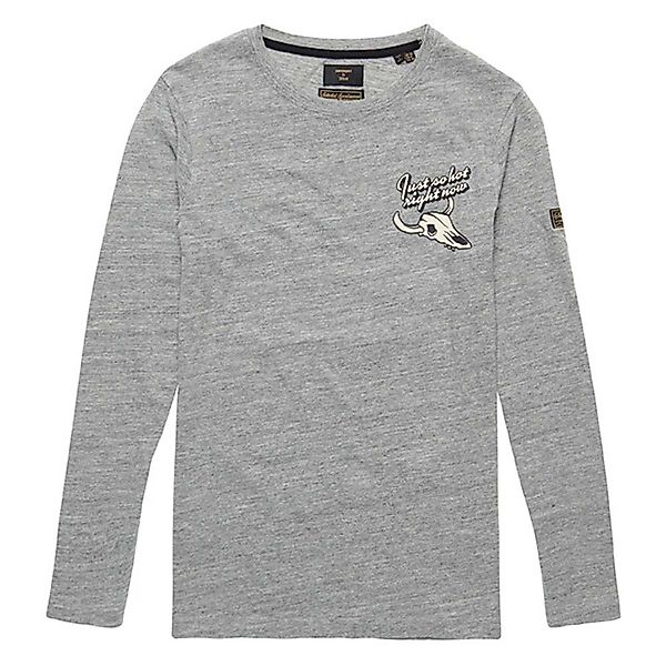 Superdry Heritage Mountain Langarm-t-shirt M Athletic Grey Marl günstig online kaufen