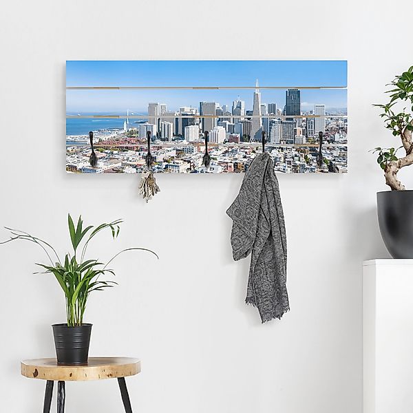 Wandgarderobe San Francisco Skyline günstig online kaufen