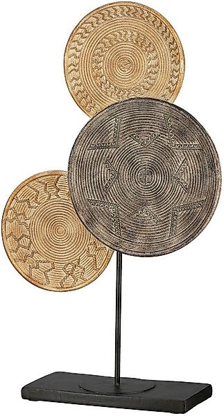 Casablanca by Gilde Dekoobjekt Skulptur rund Esculpida naturfarben H. 44 cm günstig online kaufen