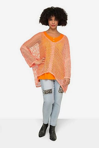 Angel of Style Strickpullover Pullover oversized Häkeloptik Langarm günstig online kaufen
