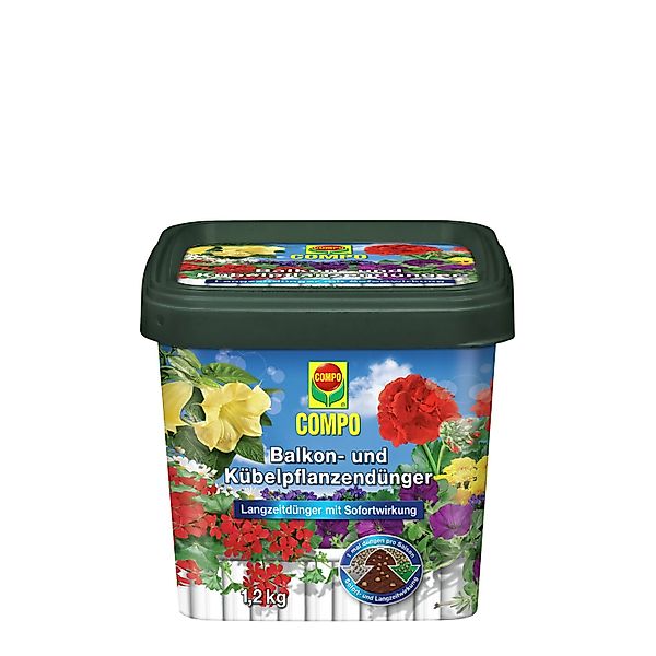 Compo Balkon- und Kübelpflanzendünger 1,2 kg günstig online kaufen
