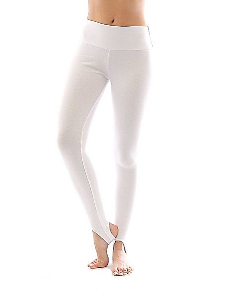 YESET Leggings Thermo Fleece hoher Bund mit Steg Leggings Baumwolle Leggins günstig online kaufen