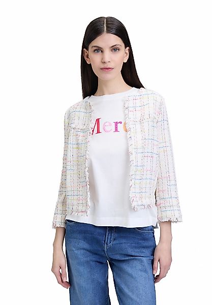 Cartoon Jackenblazer "Damen mit Fransen" Fransen günstig online kaufen