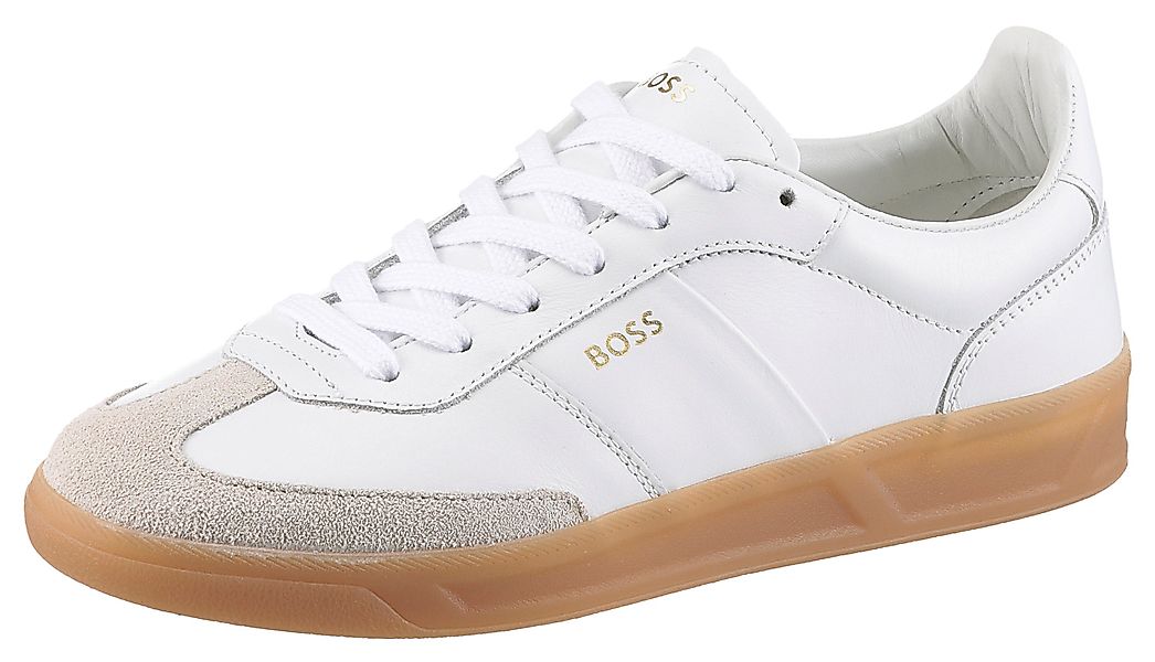 BOSS Brenta_Tenn Sneaker, Freizeitsneaker, Schnürschuh, Retro-Sneaker, günstig online kaufen