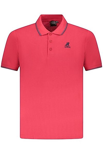 U.S. GRAND POLO Poloshirt Herren Polohemd Rot mit Stickerei und günstig online kaufen