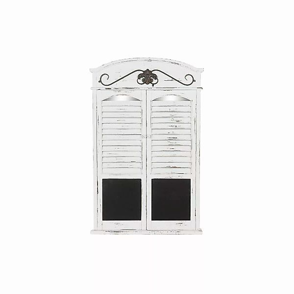 Wandspiegel Dkd Home Decor Spiegel Schwarz Holz Fenster Weiß (60 X 7 X 94 C günstig online kaufen