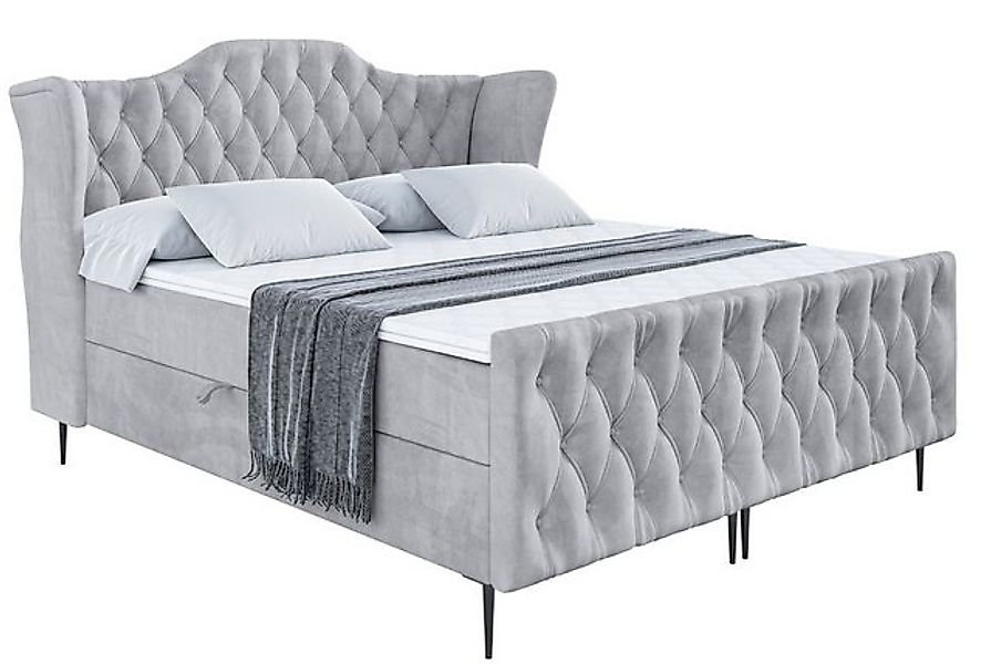 ALTDECOR Boxbett VILA-F-Z (Multipocket-Matratze H4, H3 Matratze Bonellfeder günstig online kaufen
