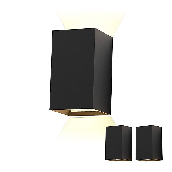 Nettlife LED Wandleuchte 2er Set Aussen günstig online kaufen