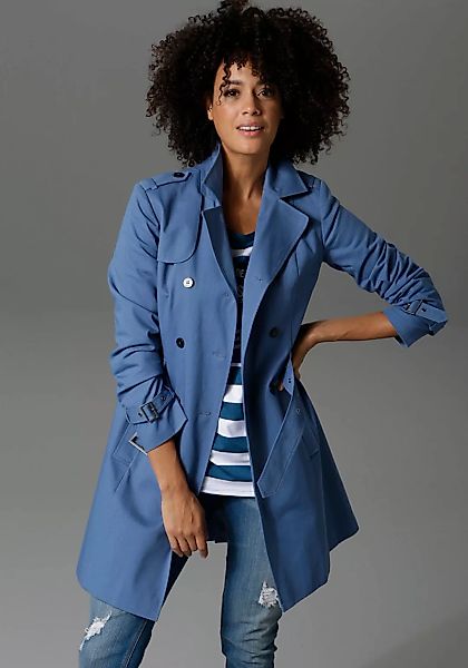 Aniston CASUAL Trenchcoat, mit Gürtel zum Regulieren günstig online kaufen