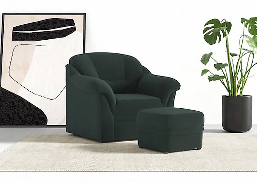 DOMO collection Sessel »Montana komfortabel und zeitlos, bequeme Armlehnen« günstig online kaufen