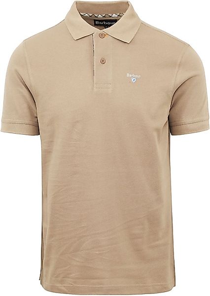 Barbour Tartan Pique Poloshirt Beige - Größe 3XL günstig online kaufen